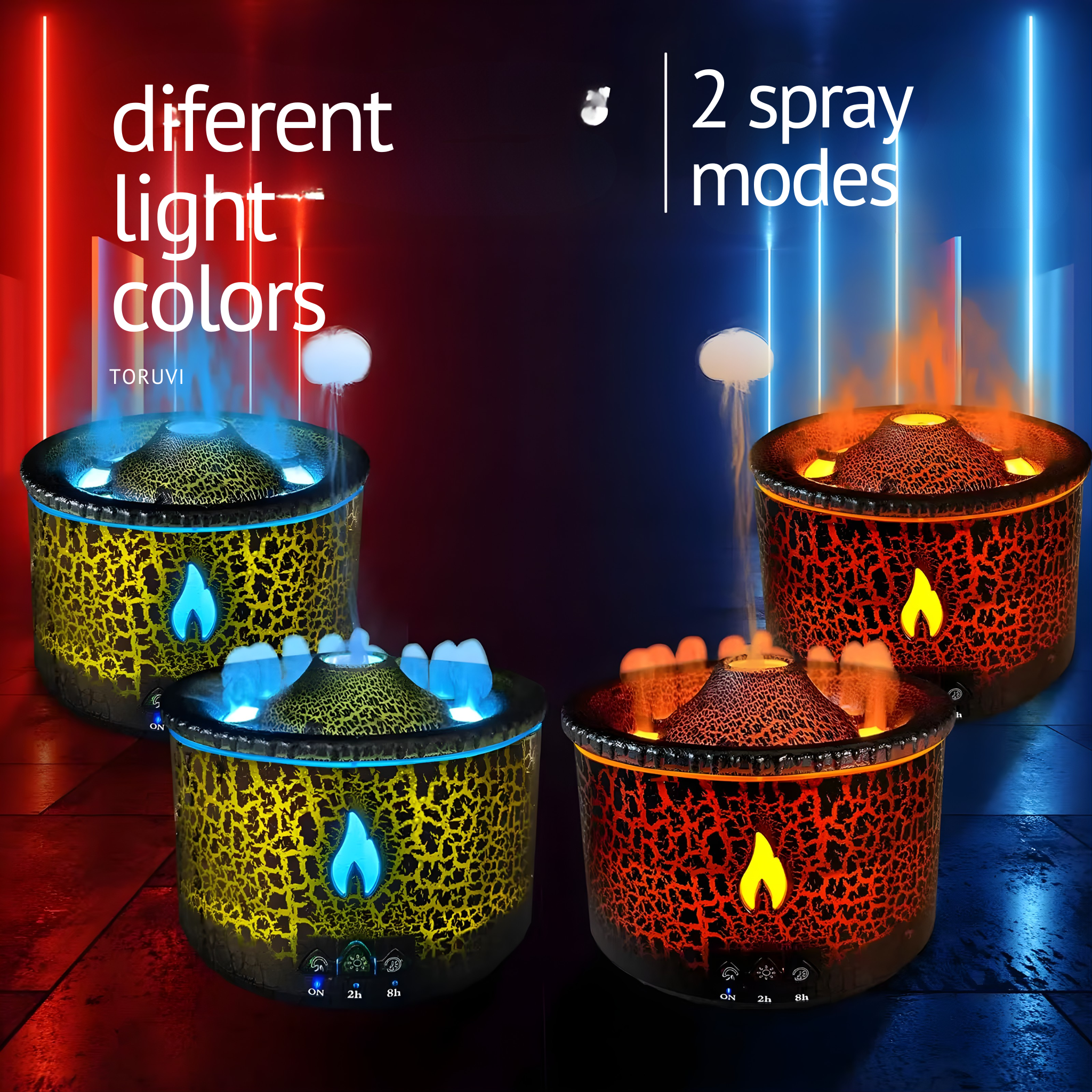 Humidificador de lava