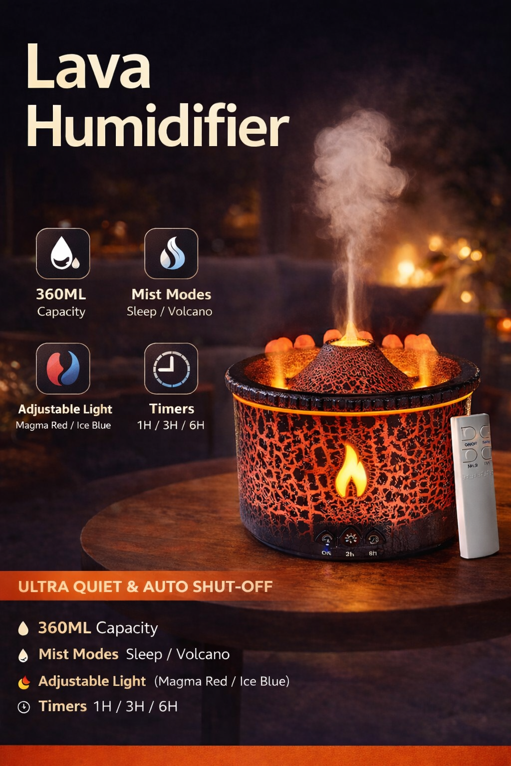 Humidificador de lava
